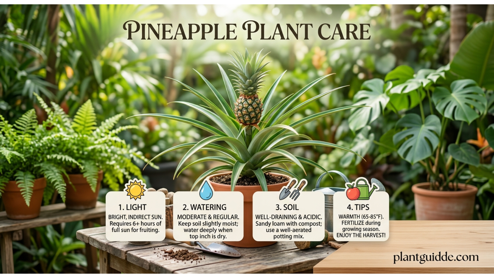 pineapple plant care