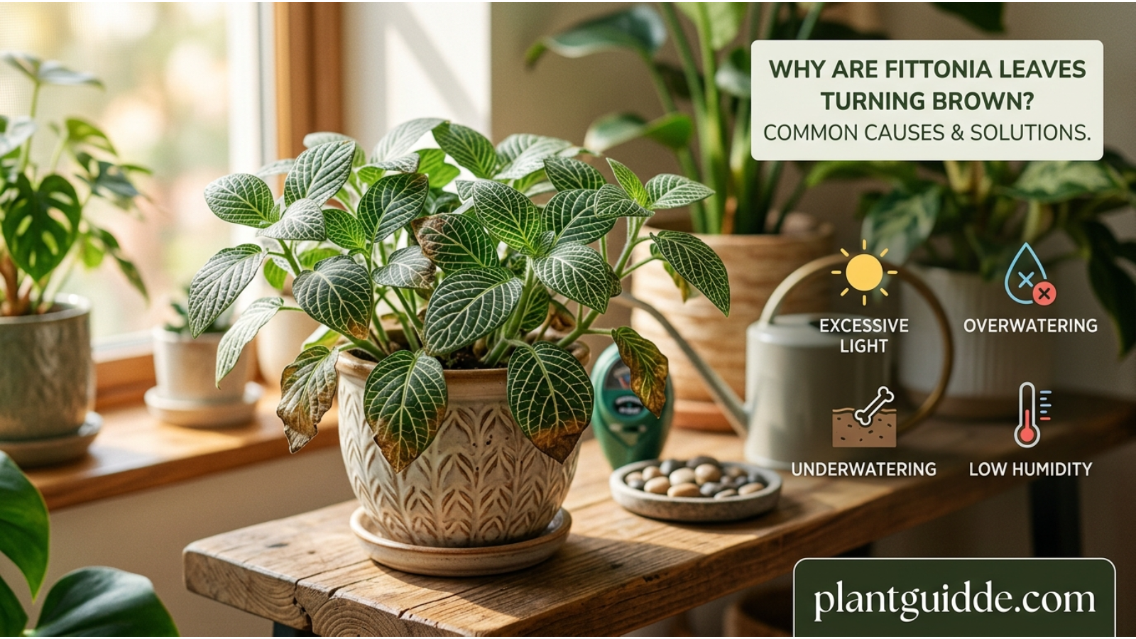 Fittonia Leaves Turning Brown