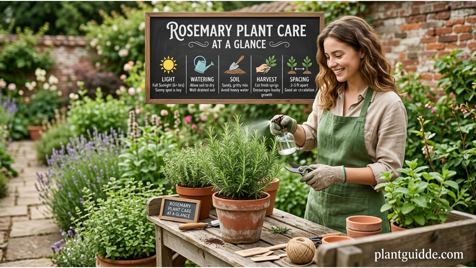 Rosemary Plant Care at a Glance