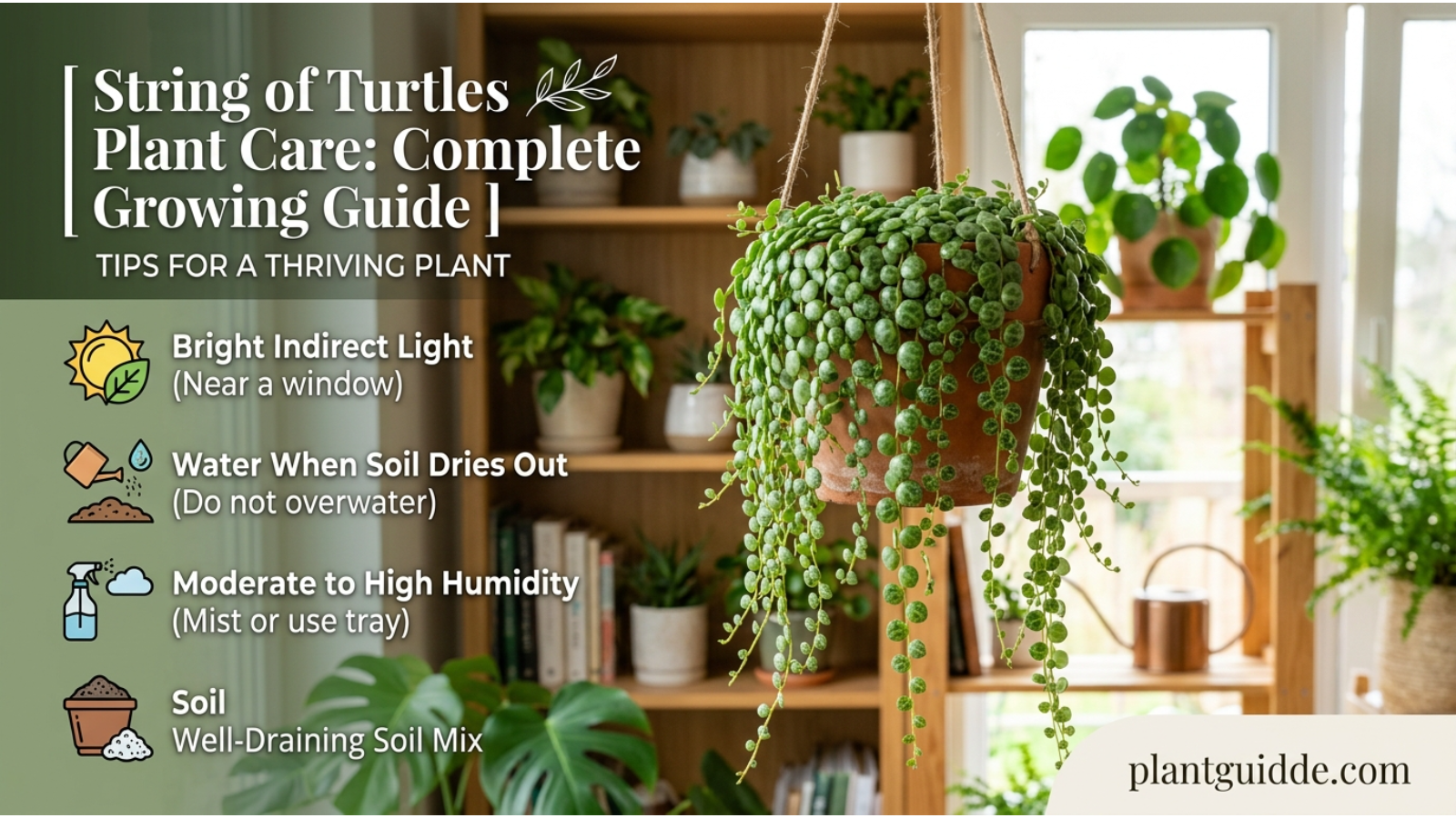 string of turtles plant care