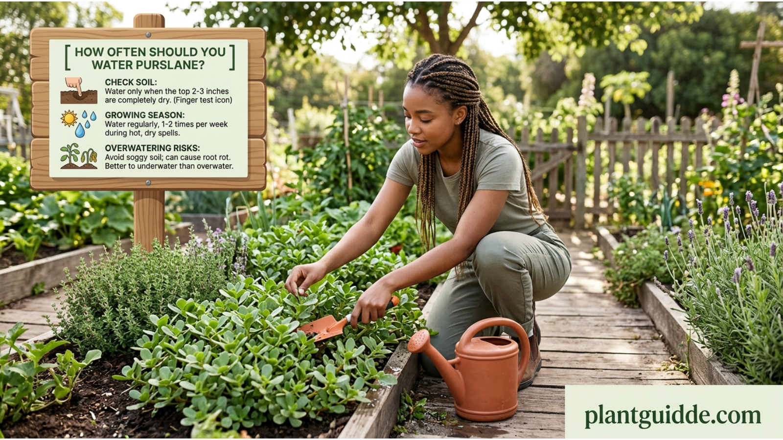 How Often Should You Water Purslane