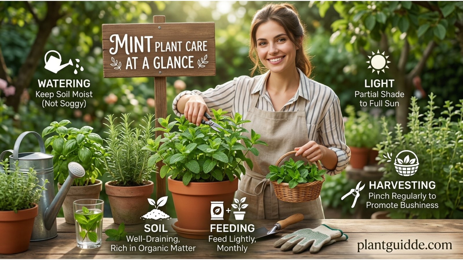 Mint Plant Care at a Glance