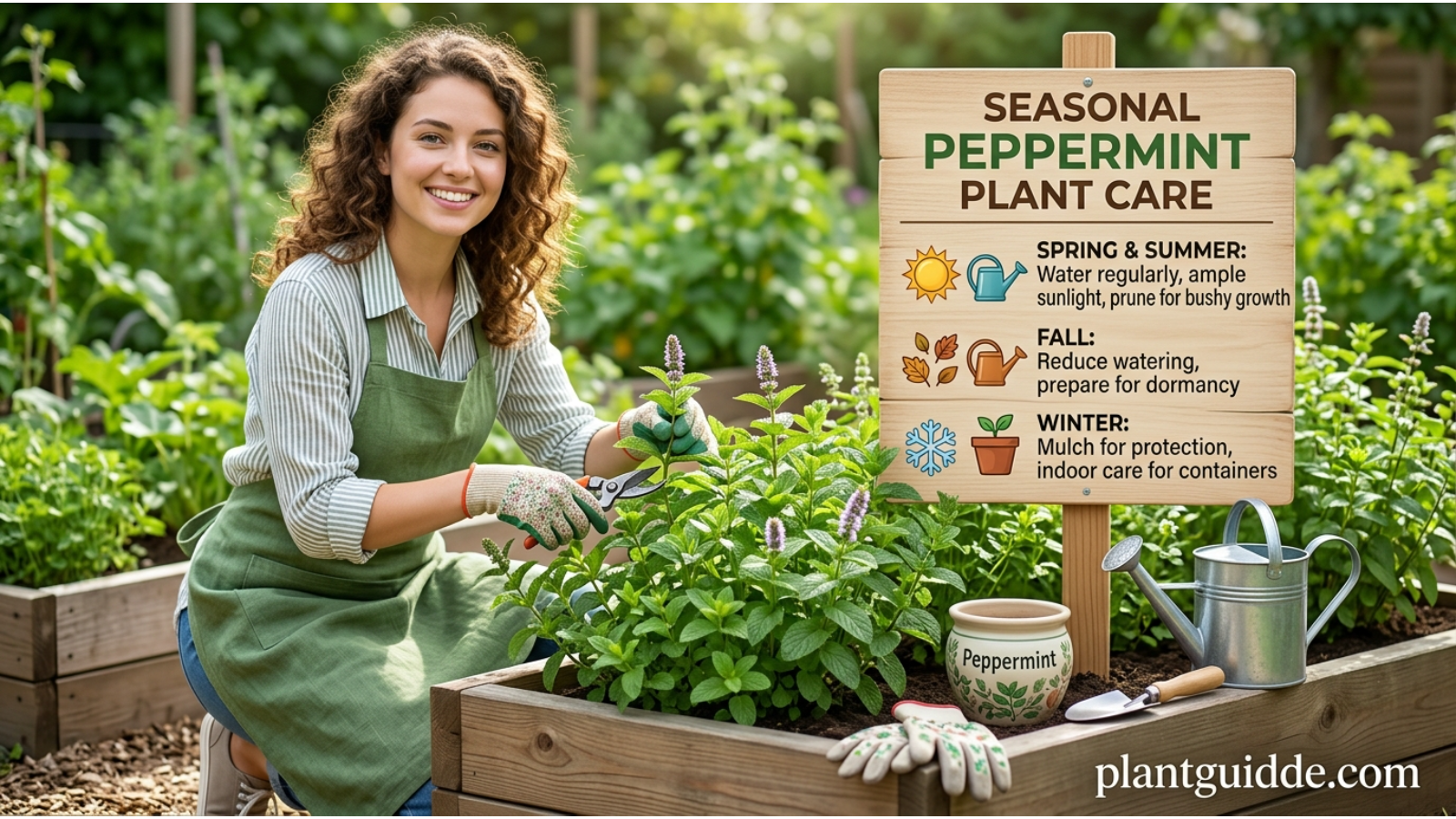 Seasonal Peppermint Plant Care