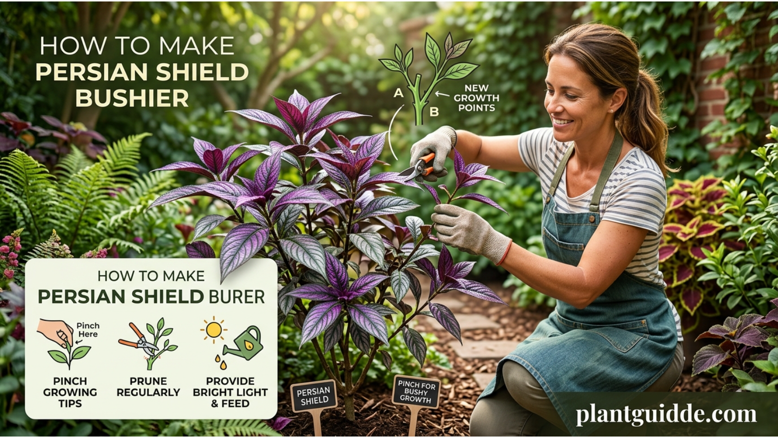 Make Persian Shield Bushier