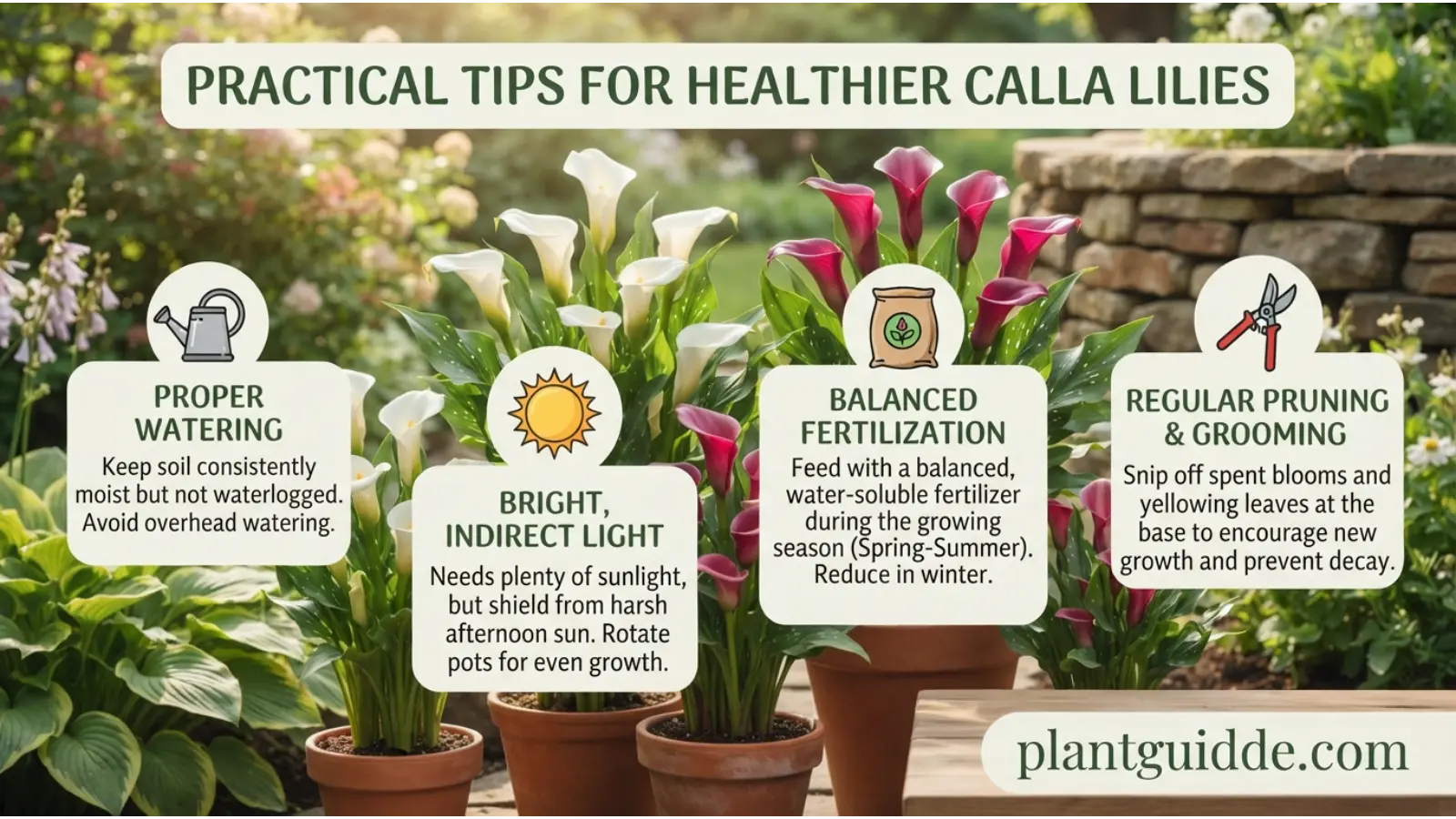 Practical Tips for Healthier Calla Lilies
