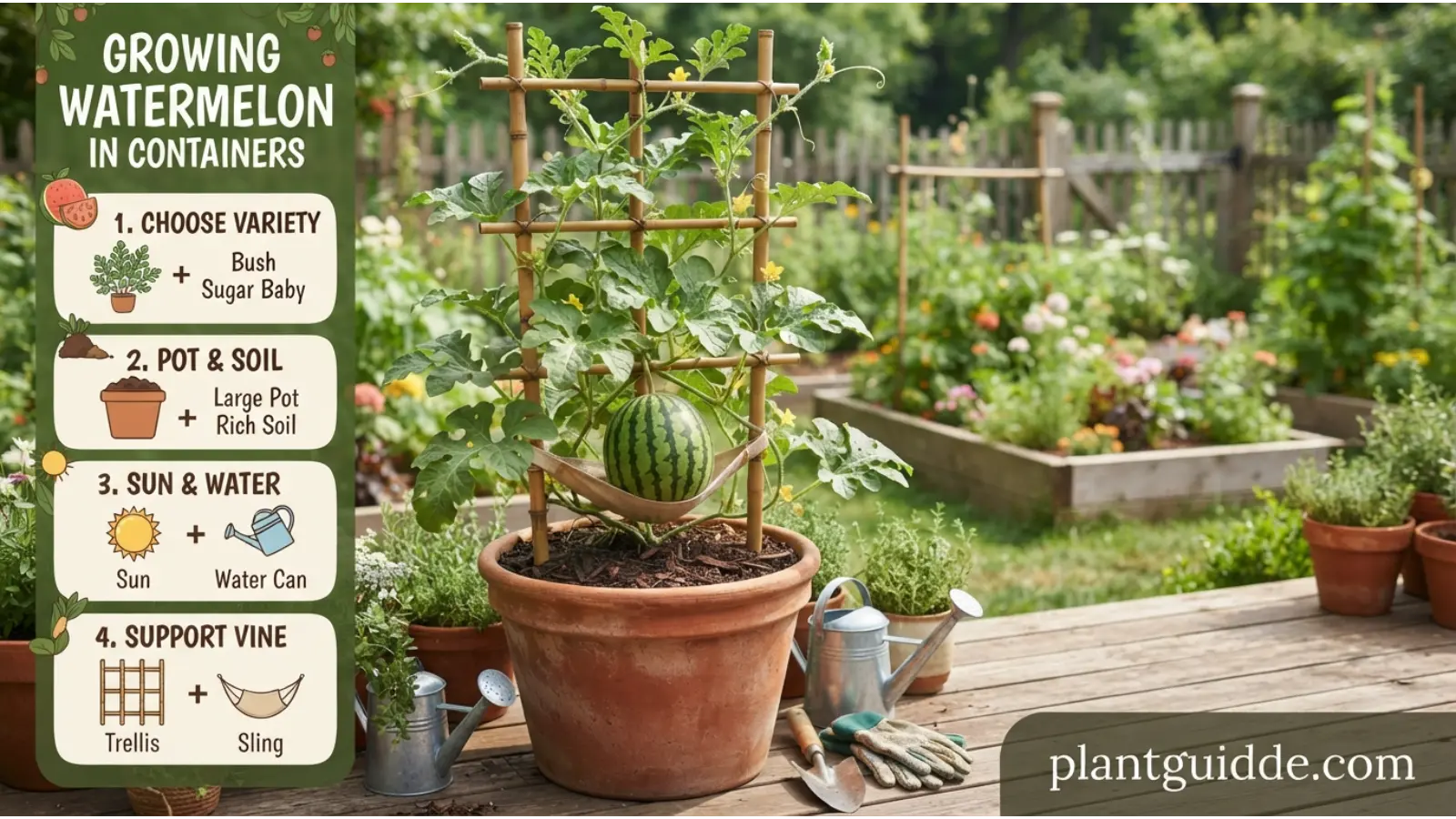 Growing Watermelon in Containers