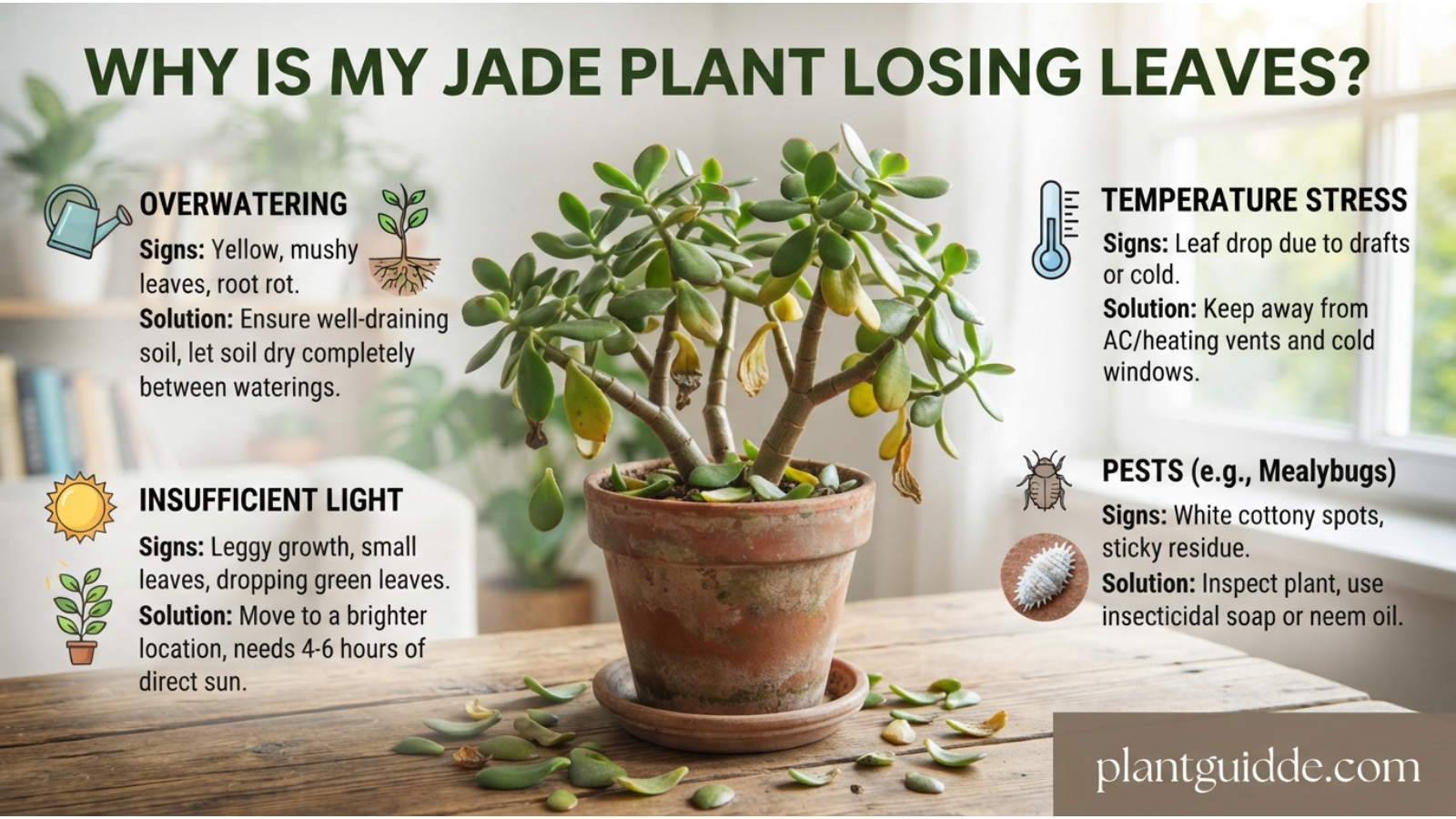 My Jade Plant Losing Leaves
