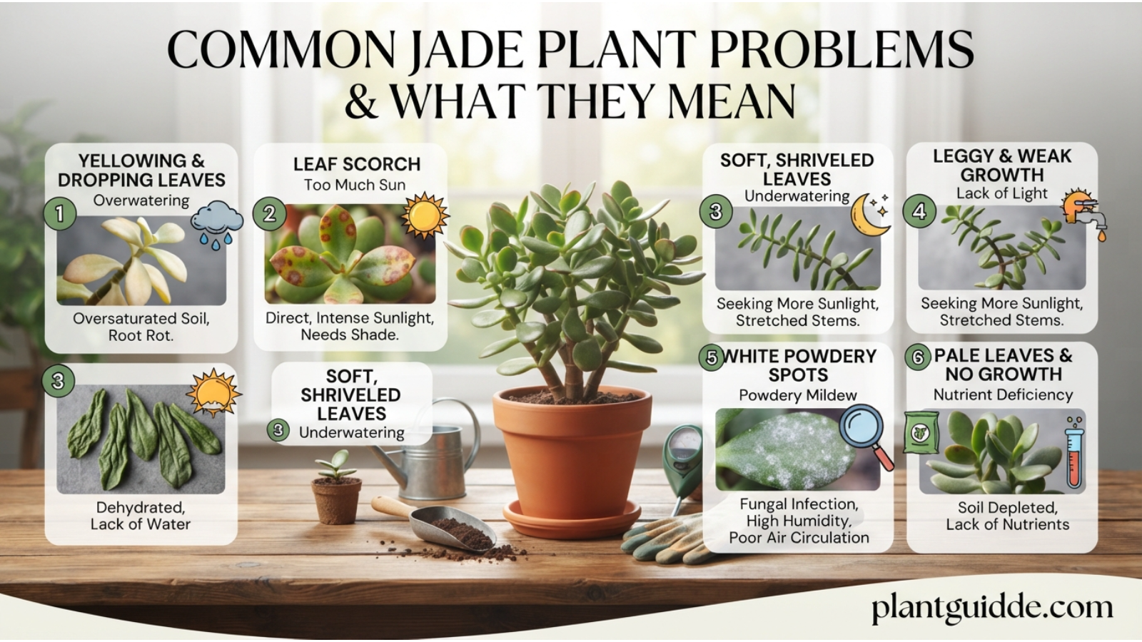 Jade Plant Problems