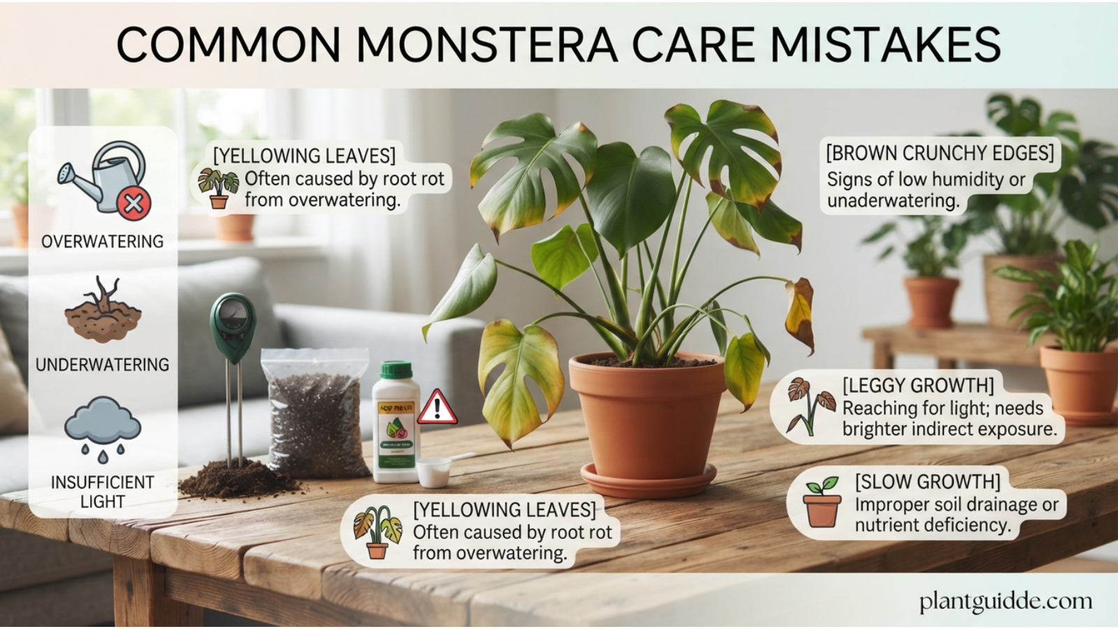 Common Monstera Care Mistakes