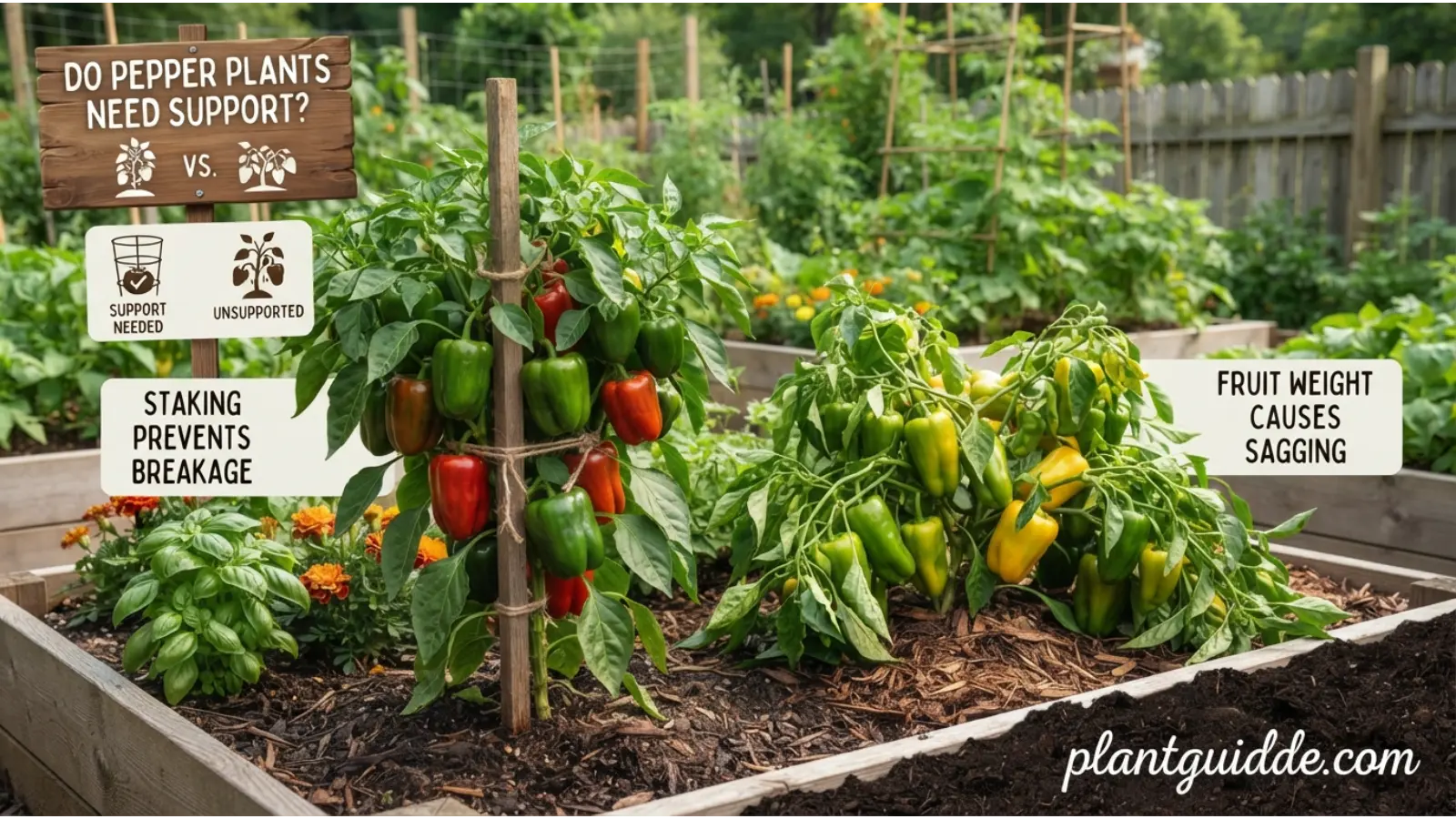 Do Pepper Plants Need Support