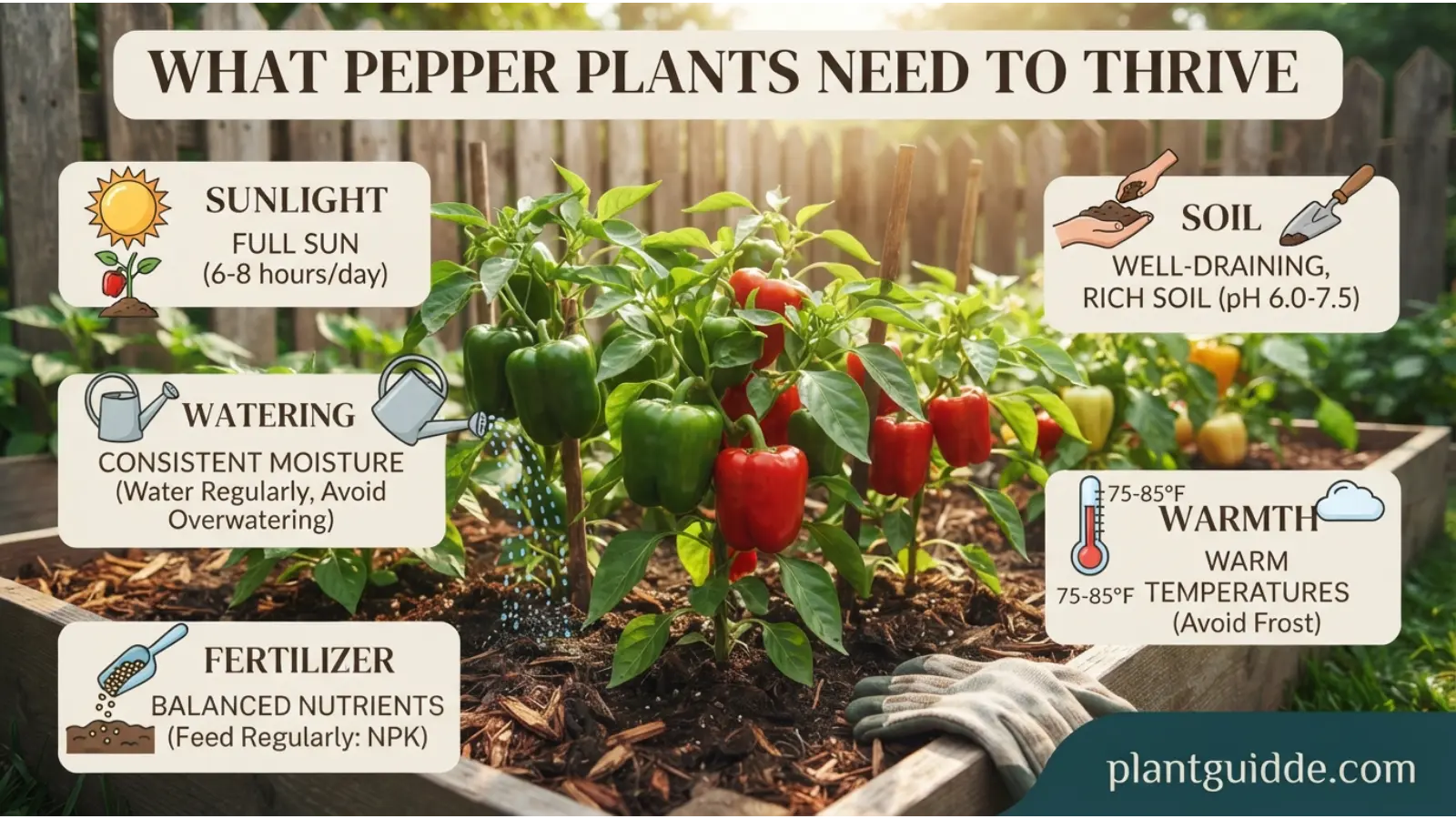 What Pepper Plants Need to Thrive