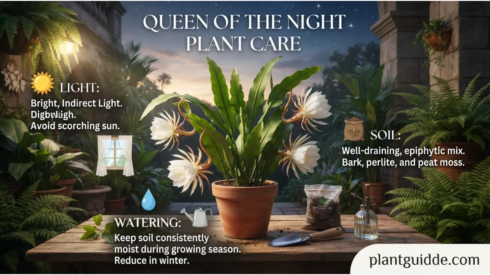 queen of the night plant care