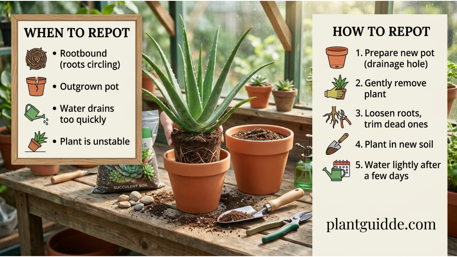 How to Repot Aloe Vera