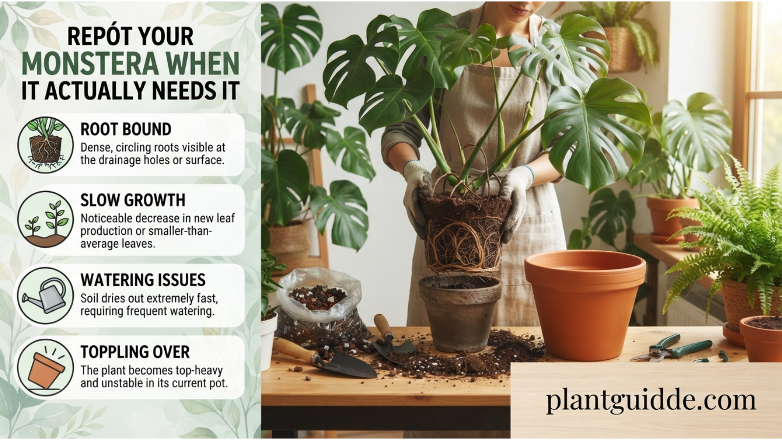 Monstera When It Actually Needs It