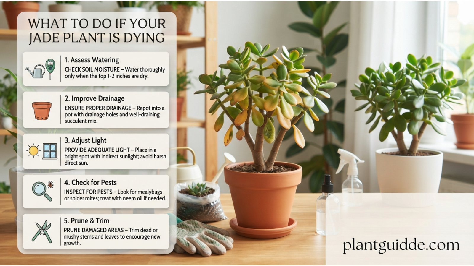  Jade Plant Is Dying