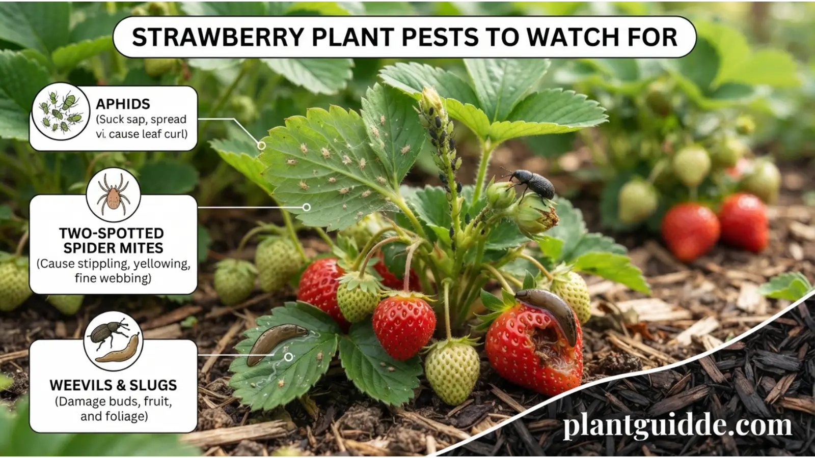 Strawberry Plant Pests to Watch For