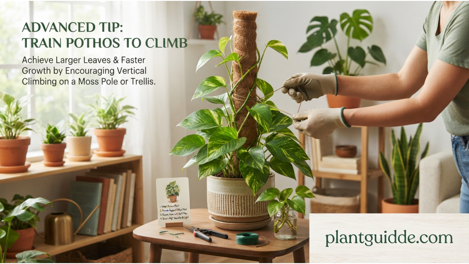 Train Pothos to Climb