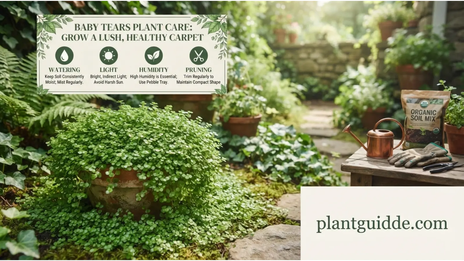 Baby tears plant care
