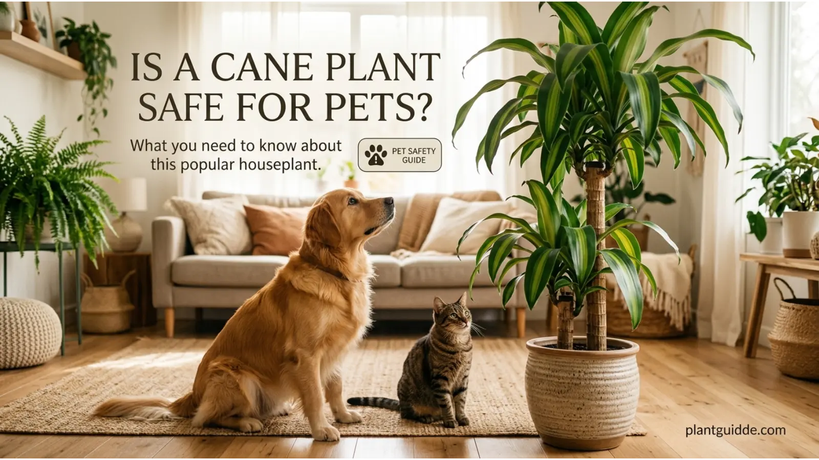 Is a Cane Plant Safe for Pets