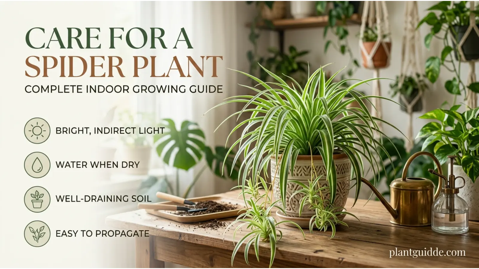 care for a spider plant