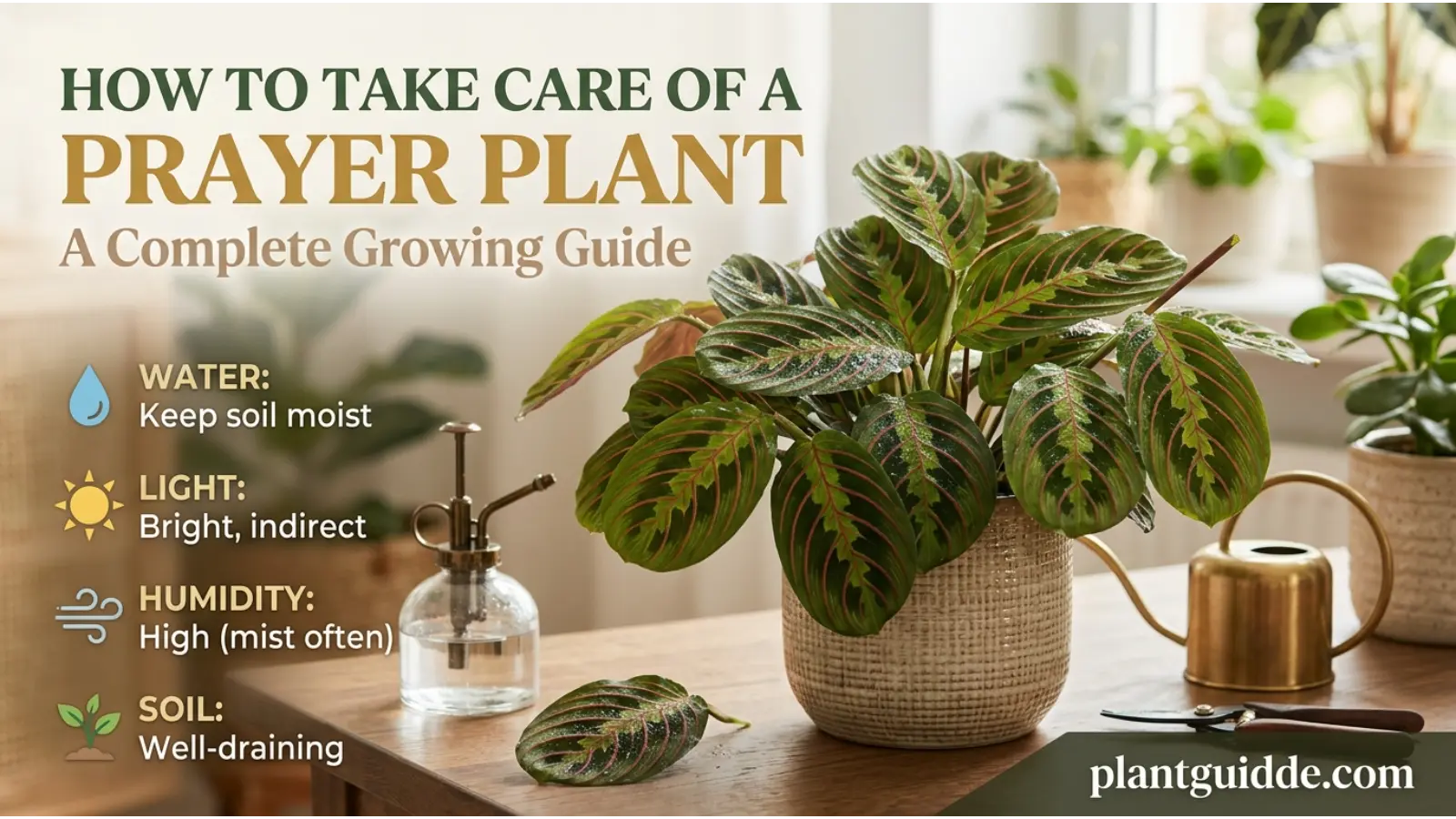 take care of prayer plant