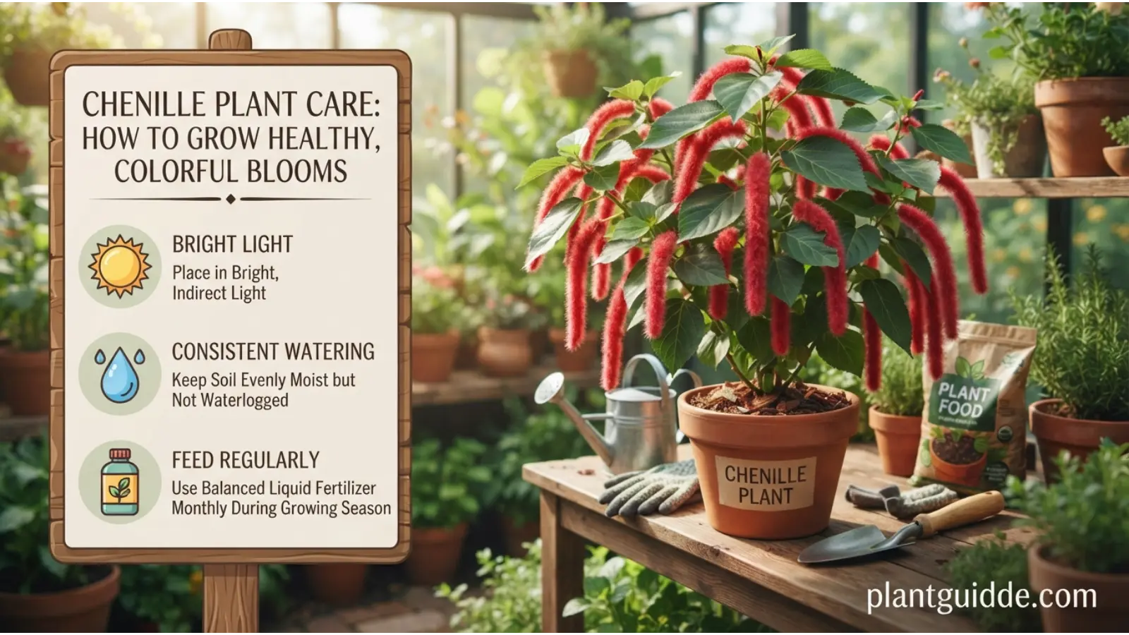 chenille plant care