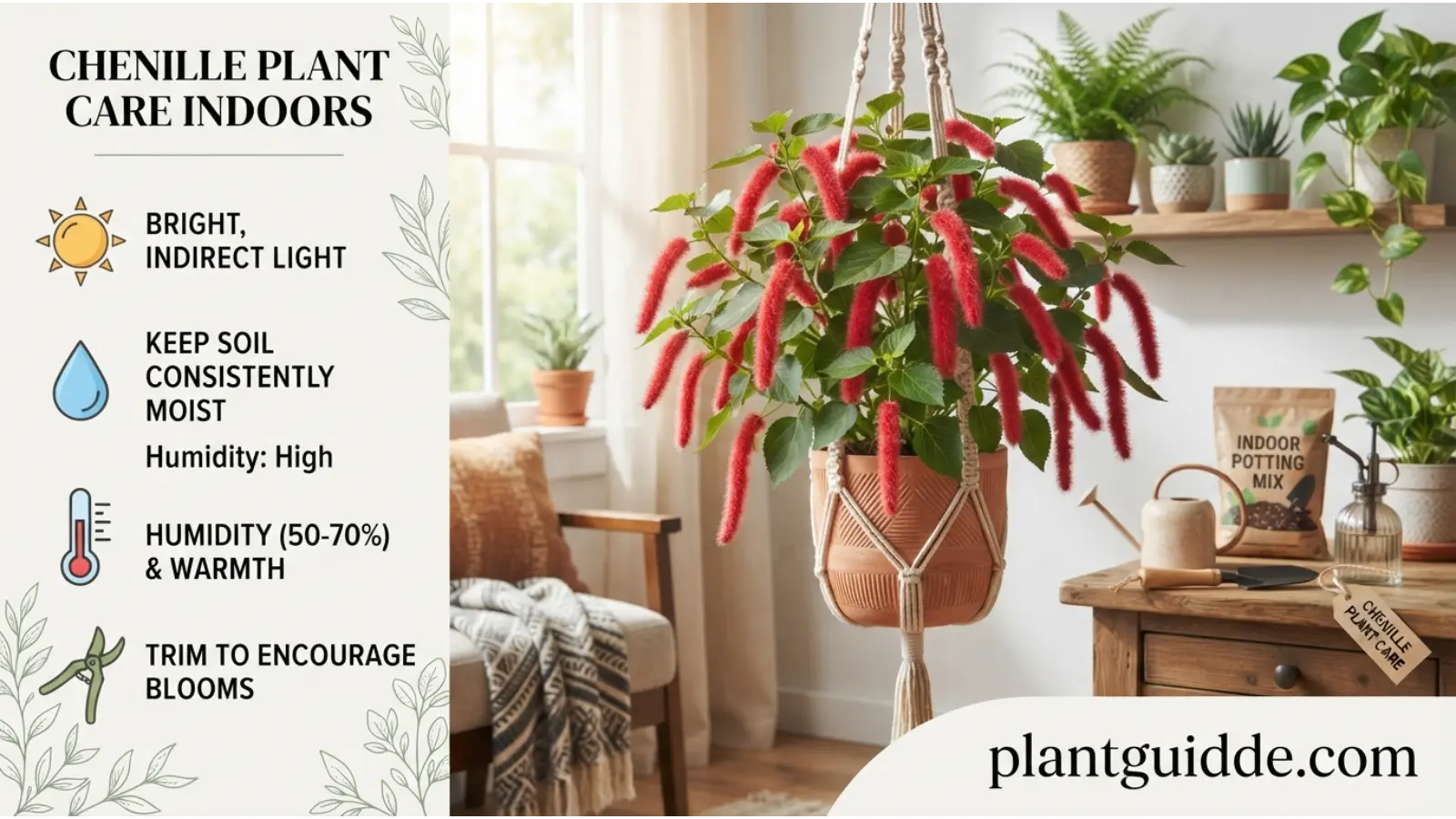 Chenille Plant Care Indoors