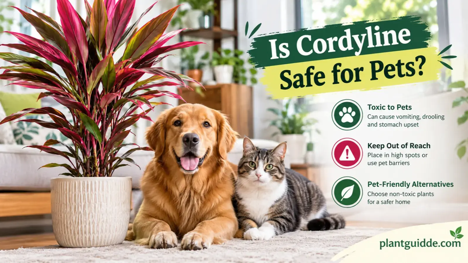 Cordyline Safe for Pets