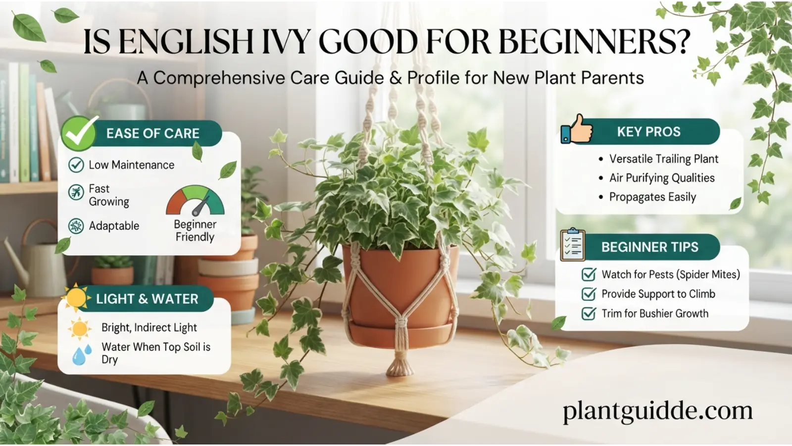 Is English Ivy Good for Beginners