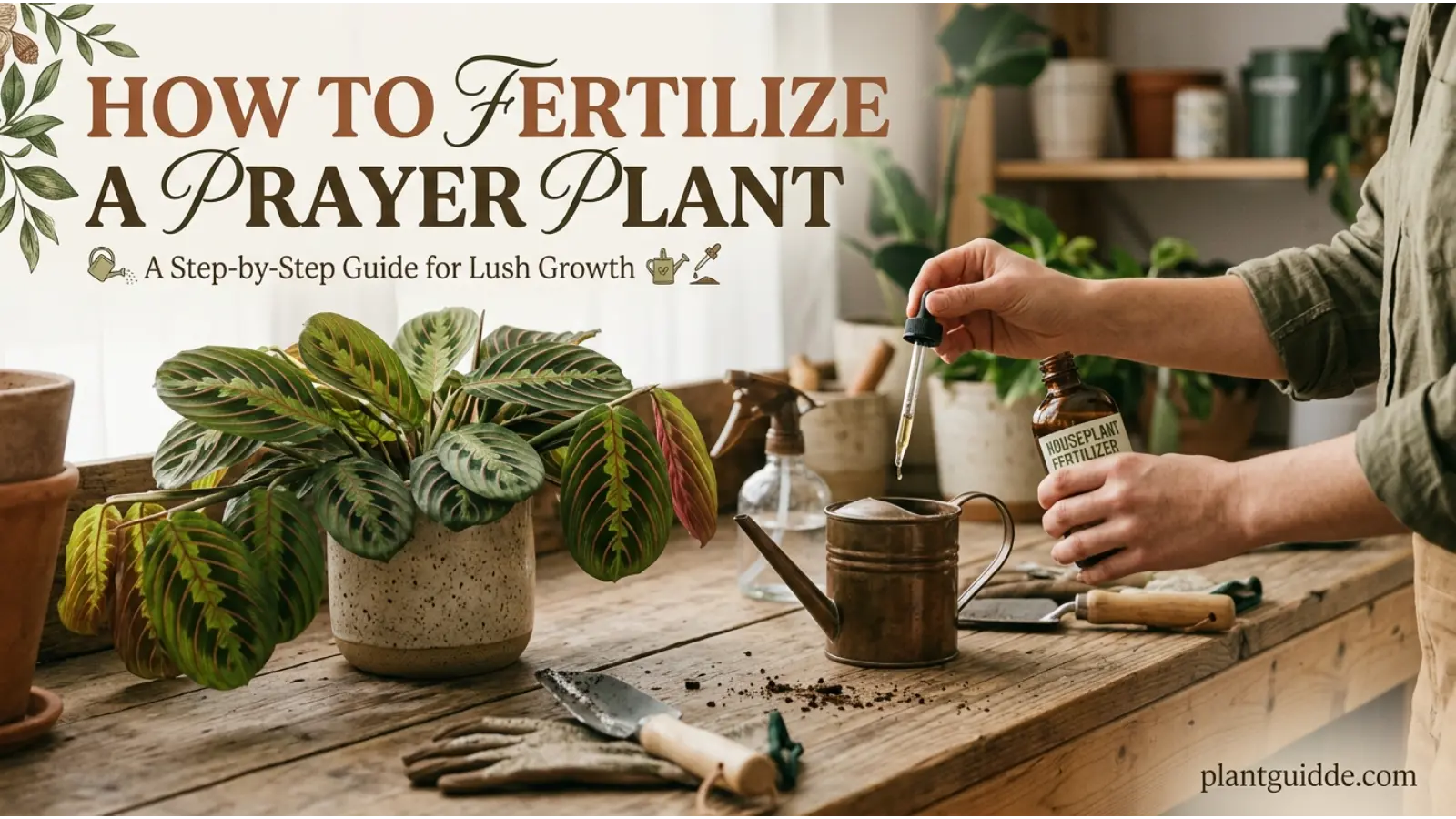 Fertilize a Prayer Plant