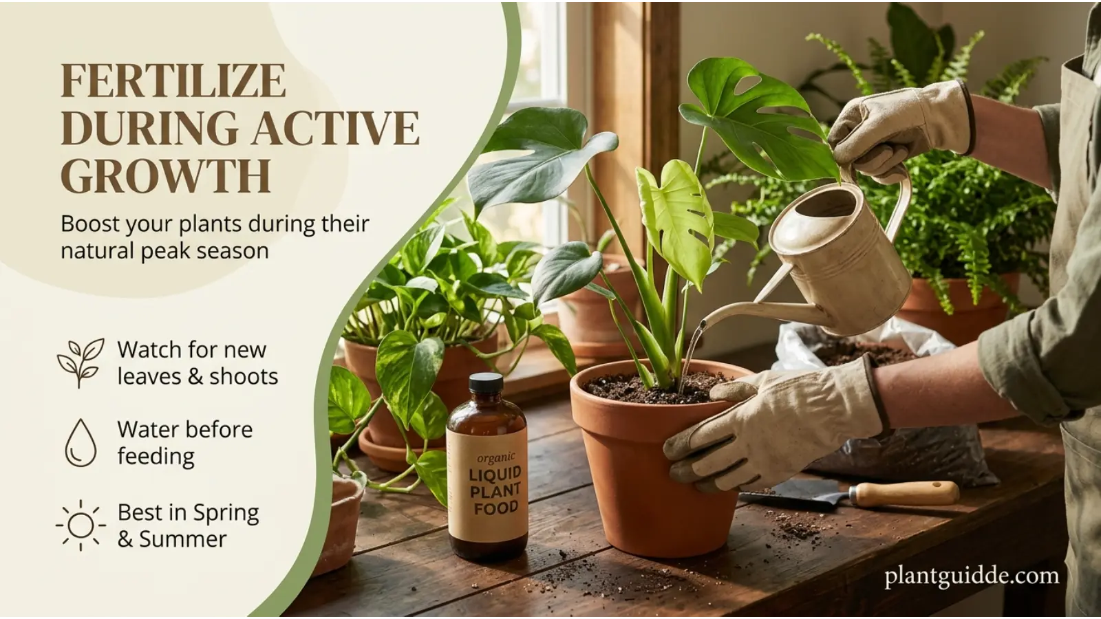 Fertilize During Active Growth