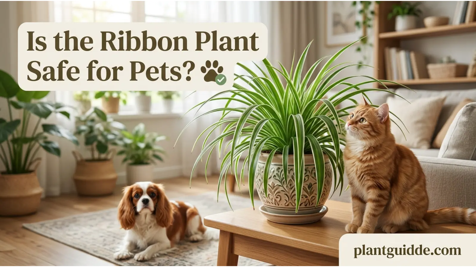 Is the Ribbon Plant Safe for Pets