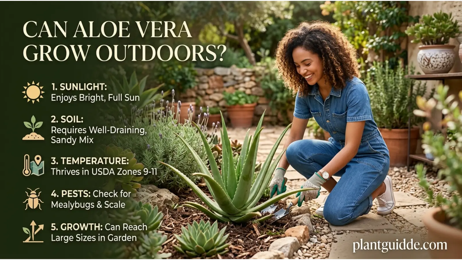 Can Aloe Vera Grow Outdoors