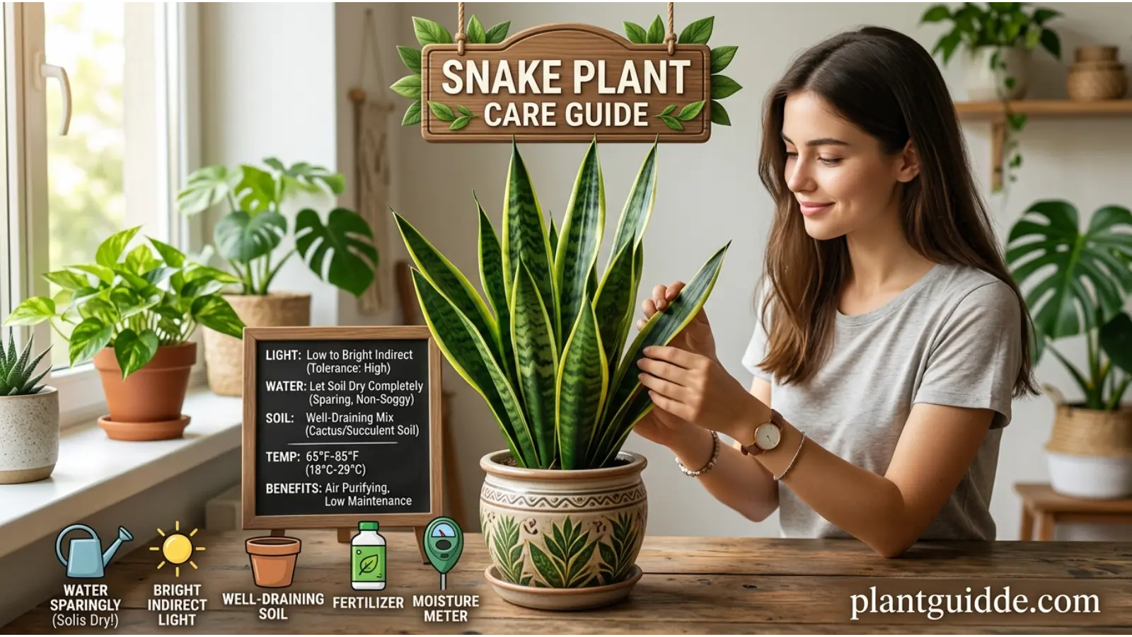 care of a snake plant