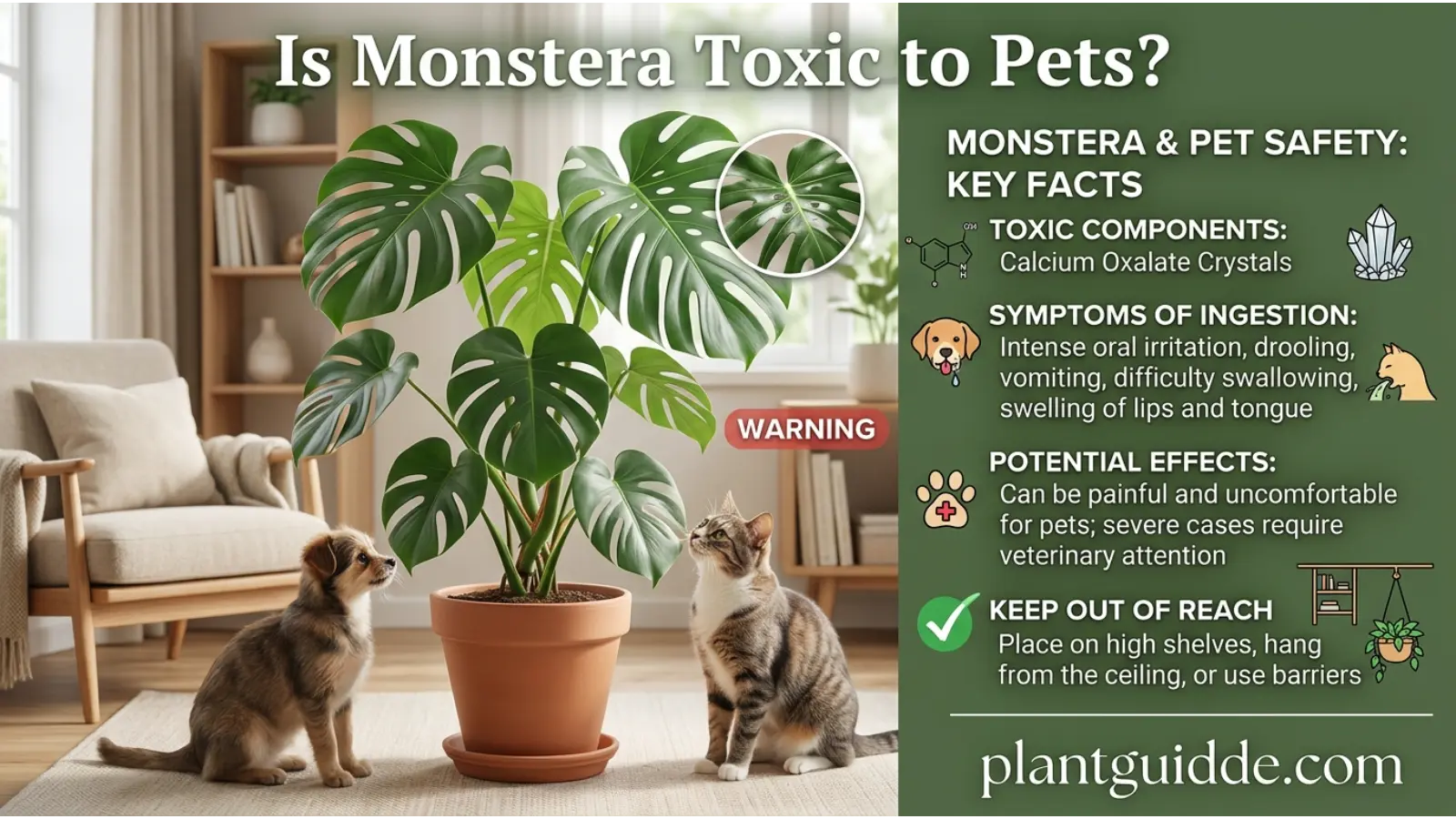 Is Monstera Toxic to Pets