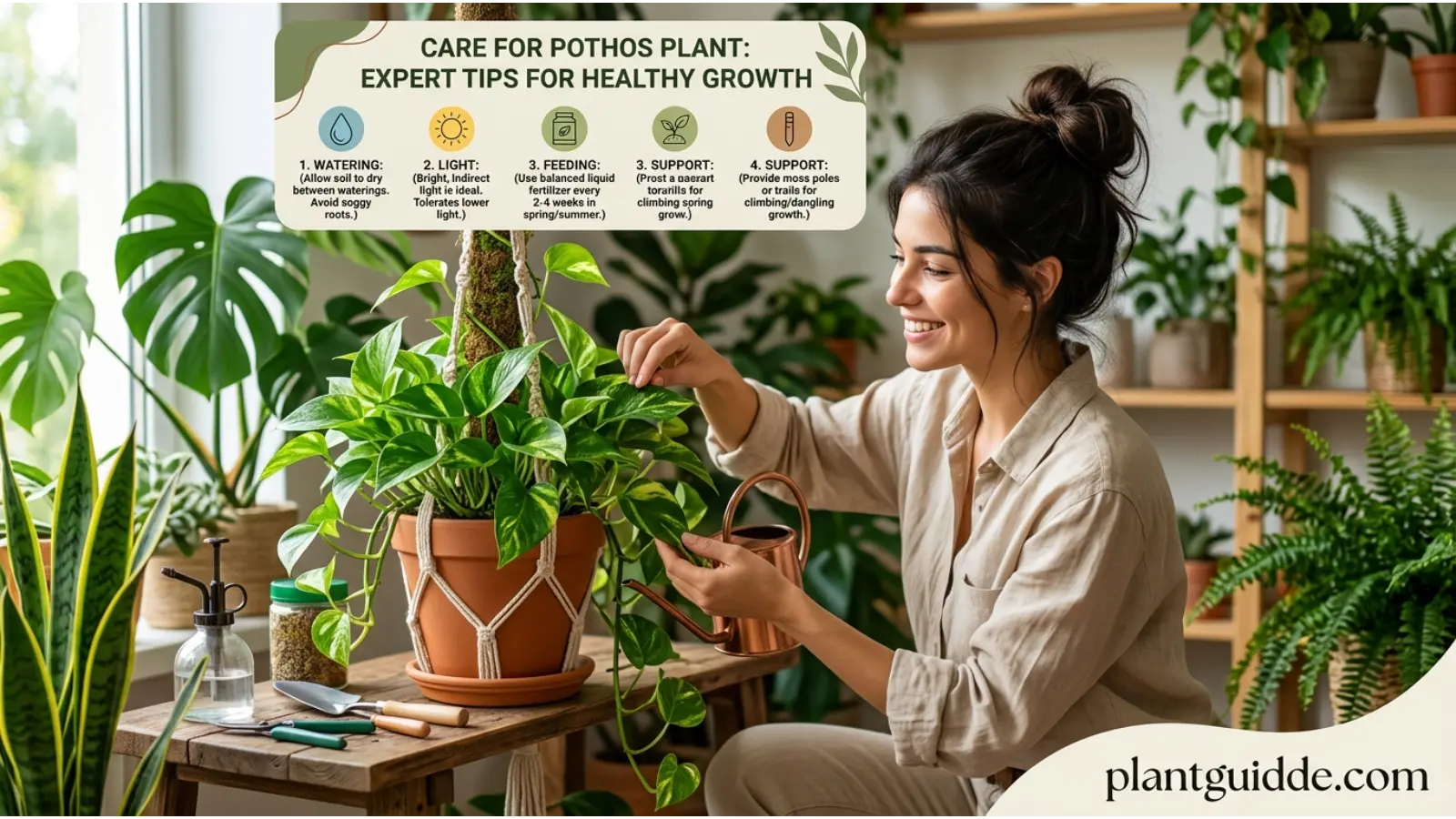 care for pothos plant