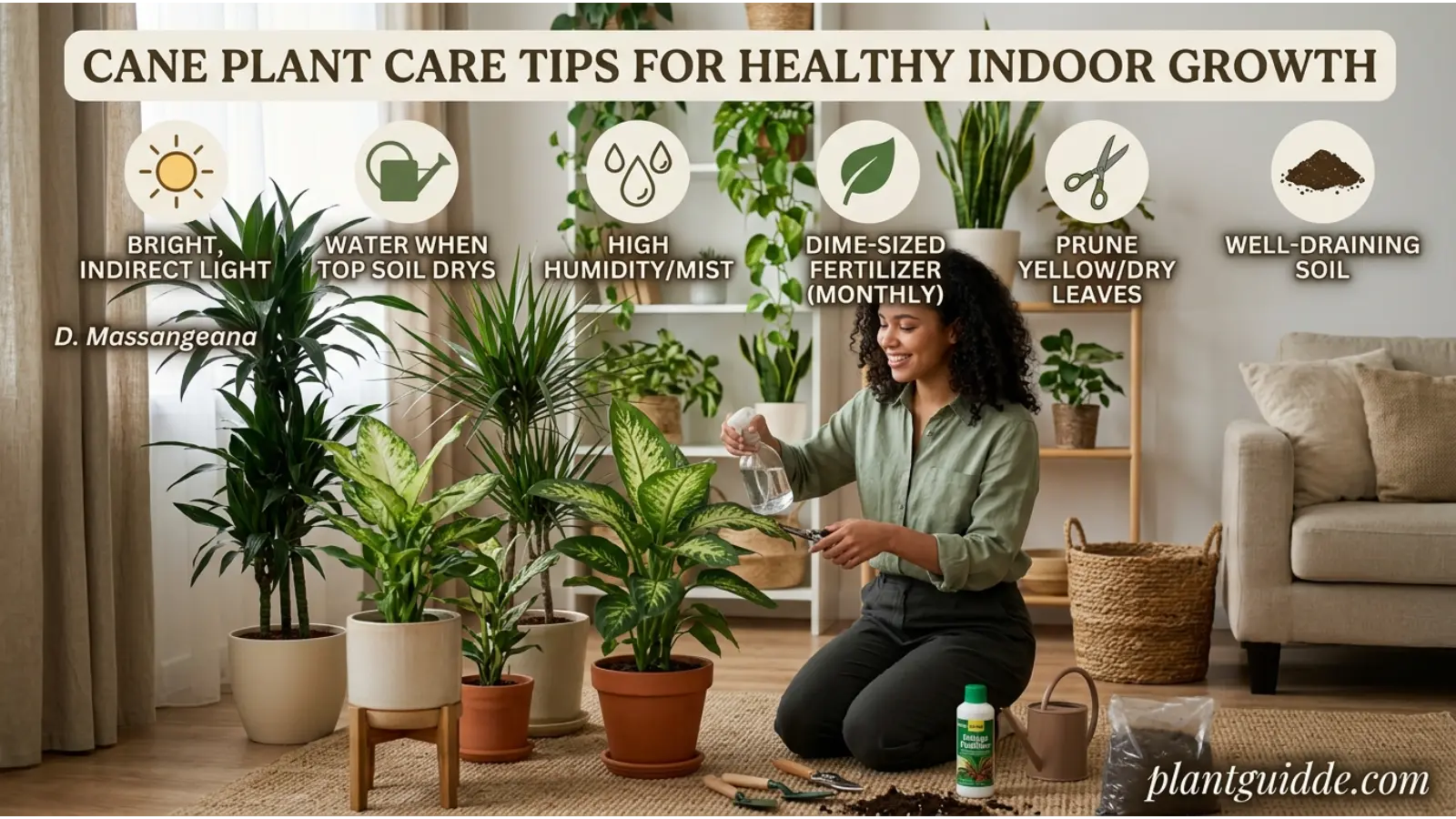 cane plant care