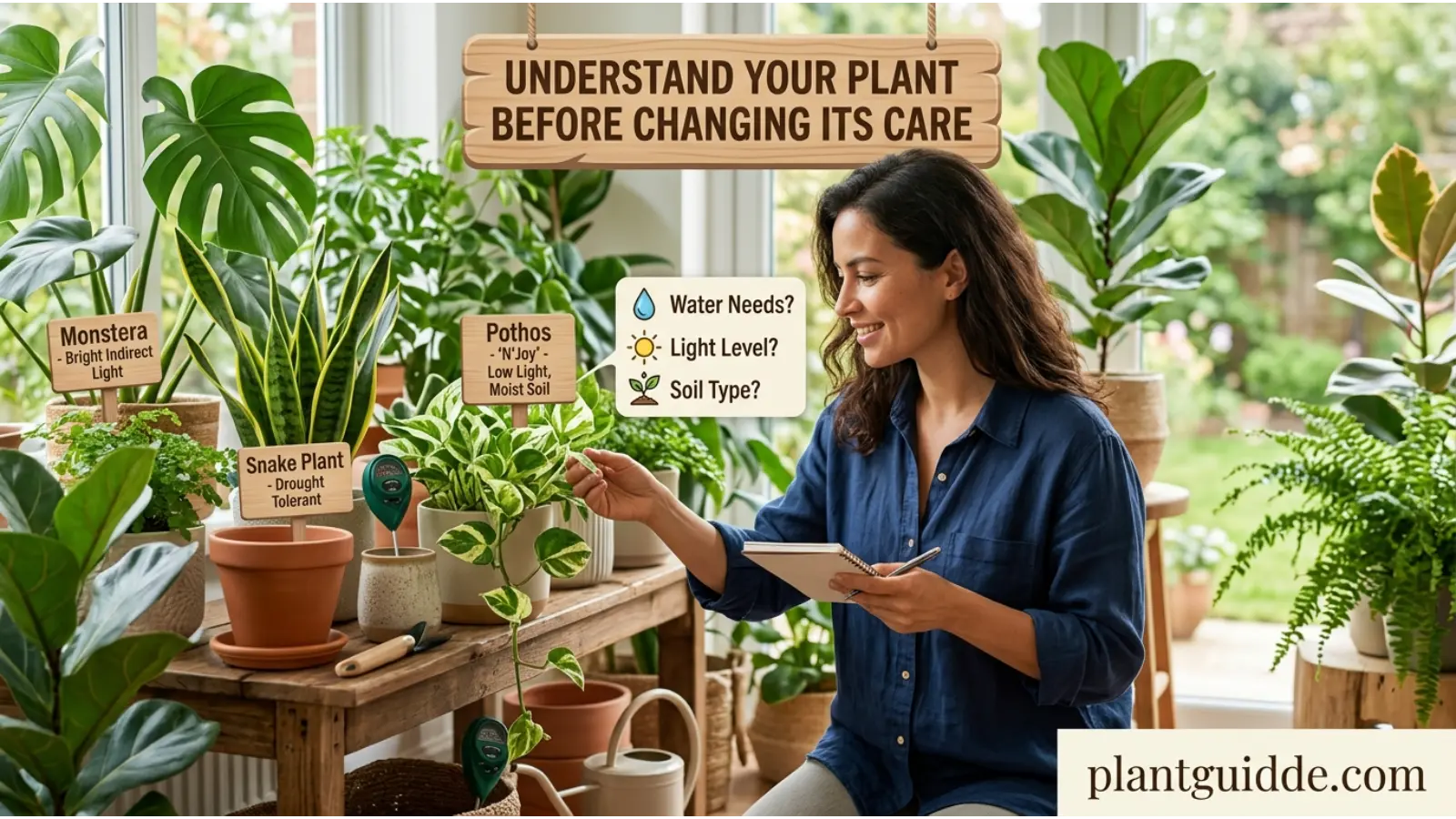 Plant Before Changing Its Care