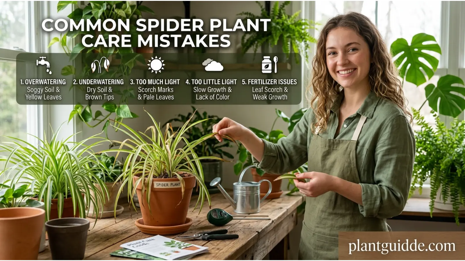 Spider Plant Care Mistakes