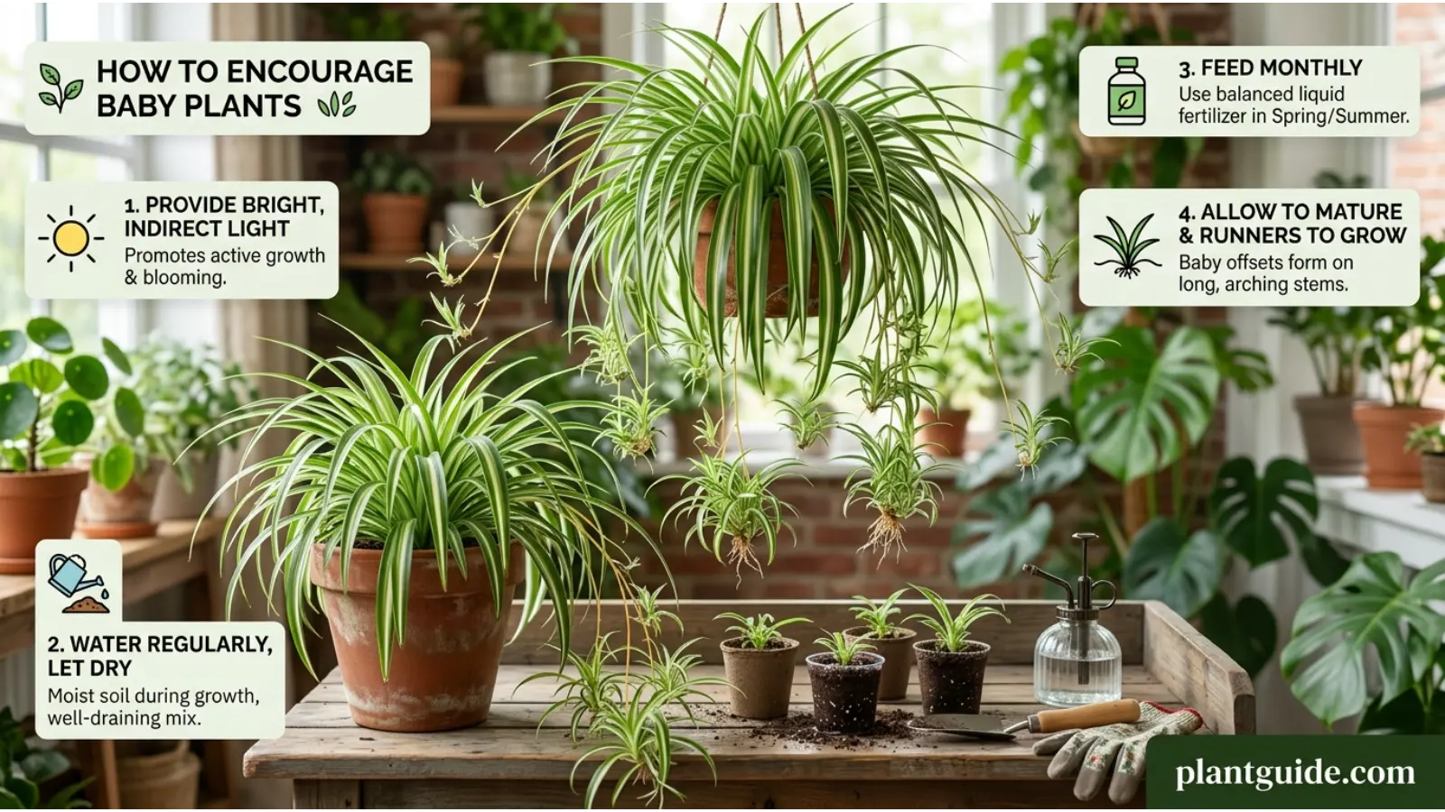 Ribbon Plant to Produce Baby Plants