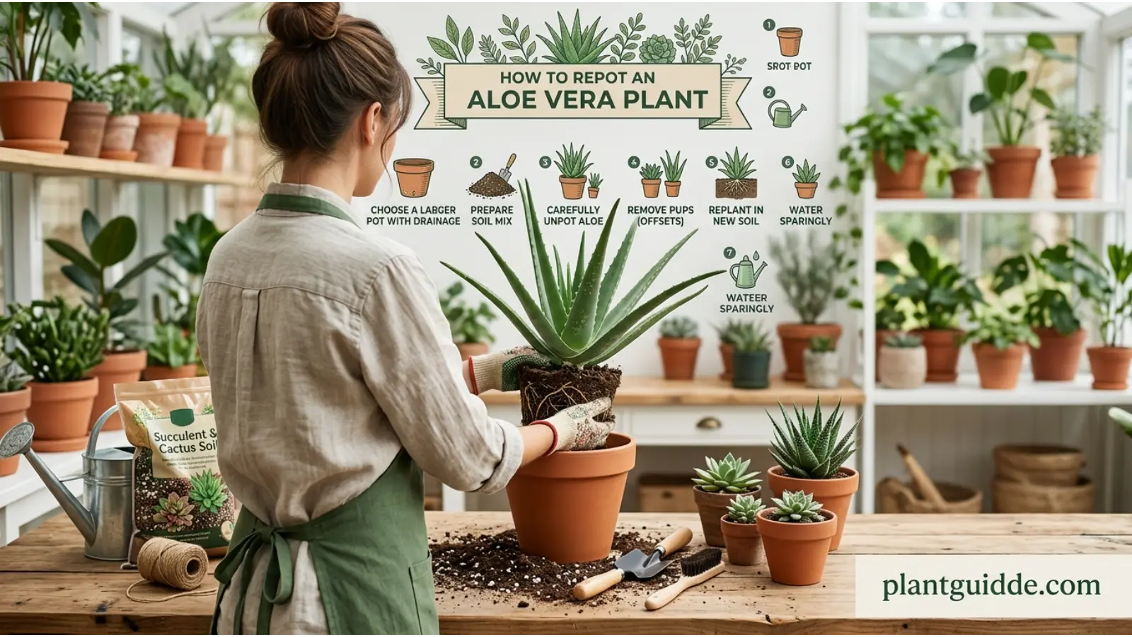 Repot an Aloe Vera Plant
