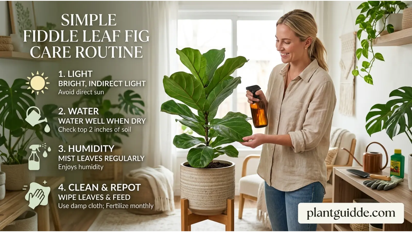 A Simple Fiddle Leaf Fig