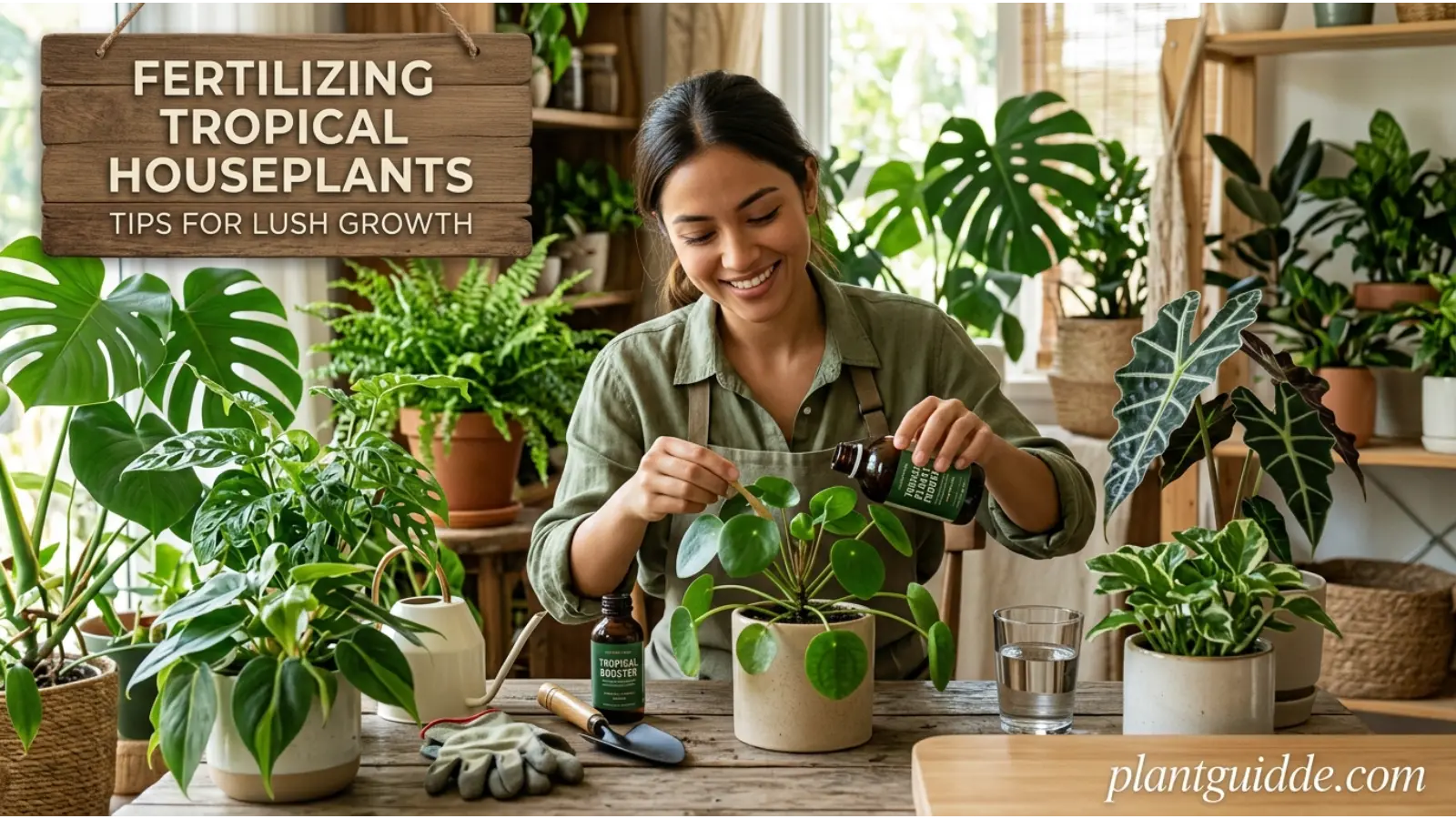 Fertilizing Tropical Houseplants