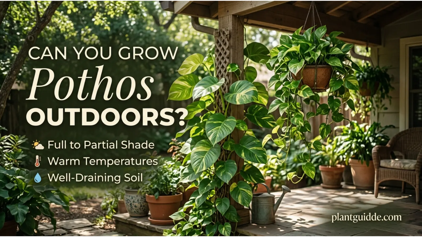 Can You Grow Pothos Outdoors