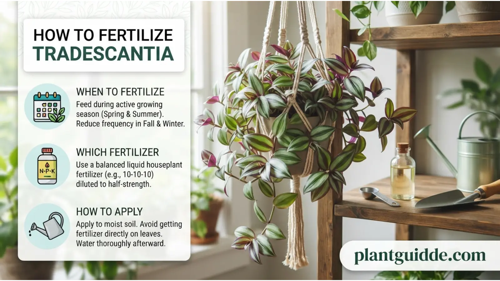 How to Fertilize Tradescantia