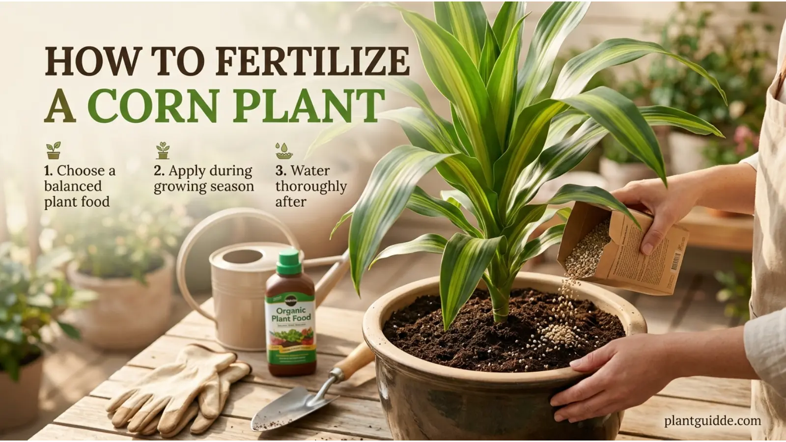 How to Fertilize a Corn Plant