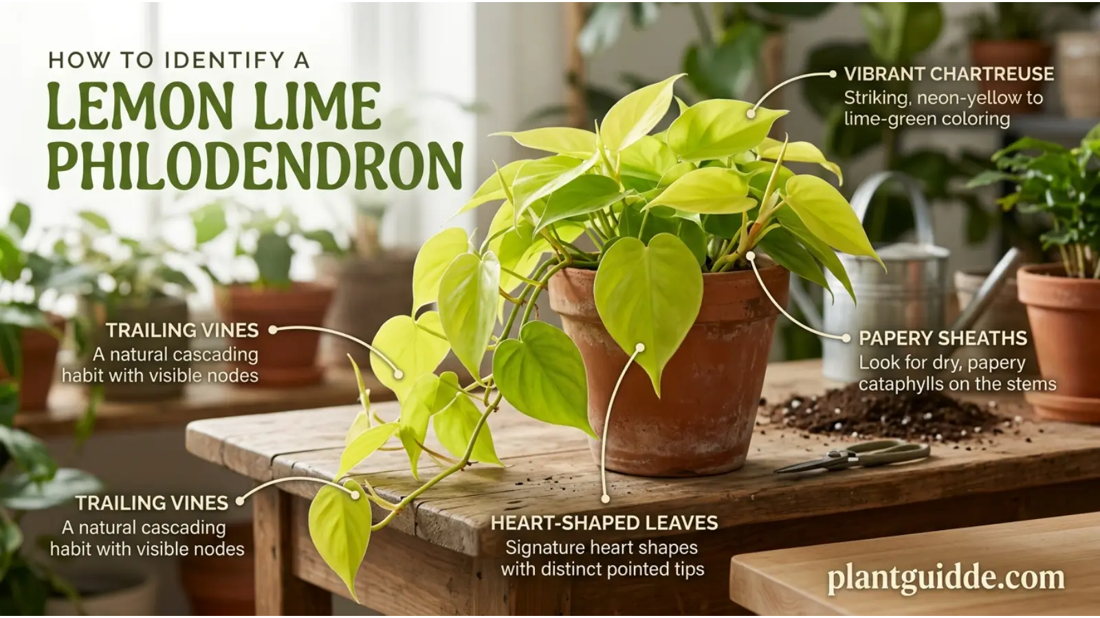 Identify a Lemon Lime Philodendron