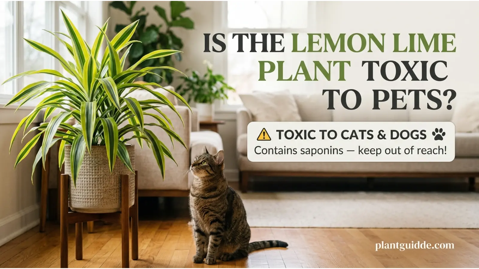 Lemon Lime Plant Toxic to Pets