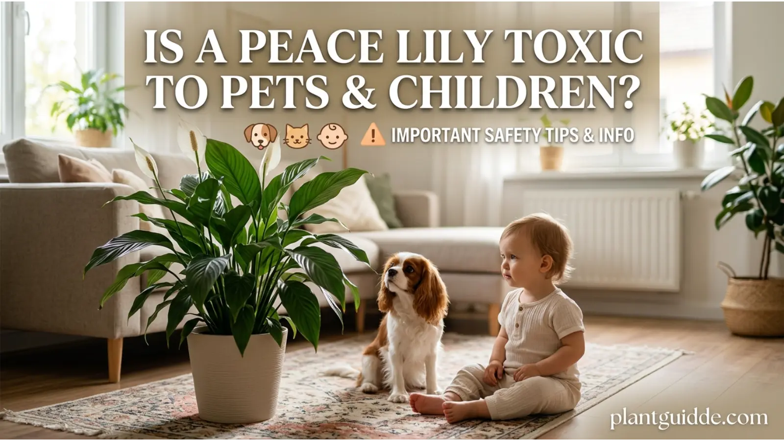 Peace Lily Toxic to Pets