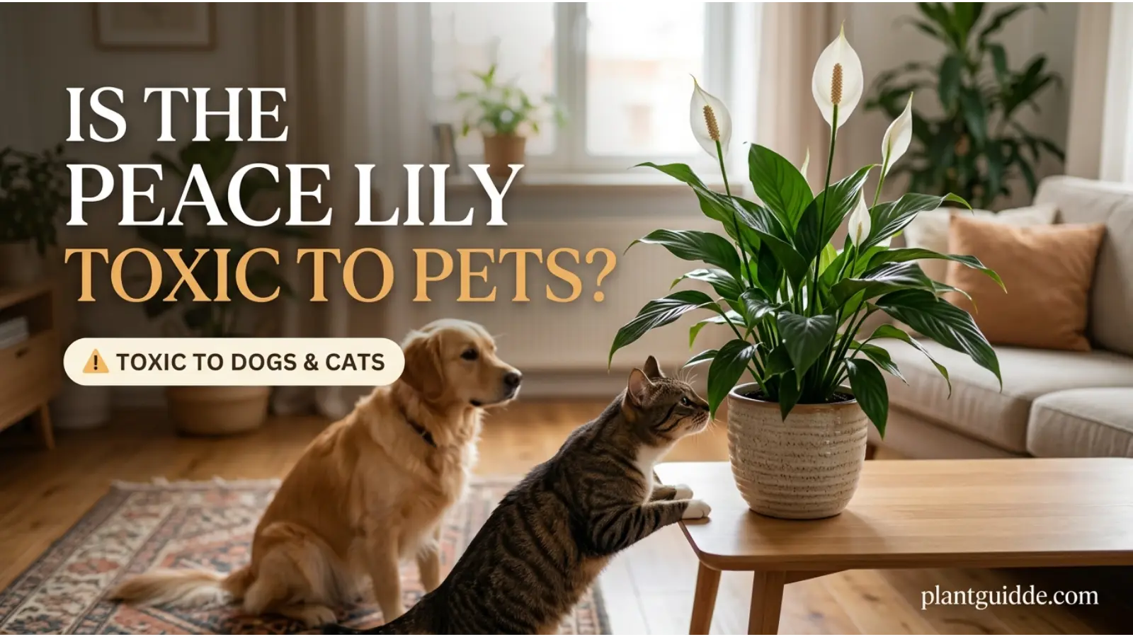 Is the Peace Lily Toxic to Pets